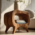 Round Minimal Nightstand