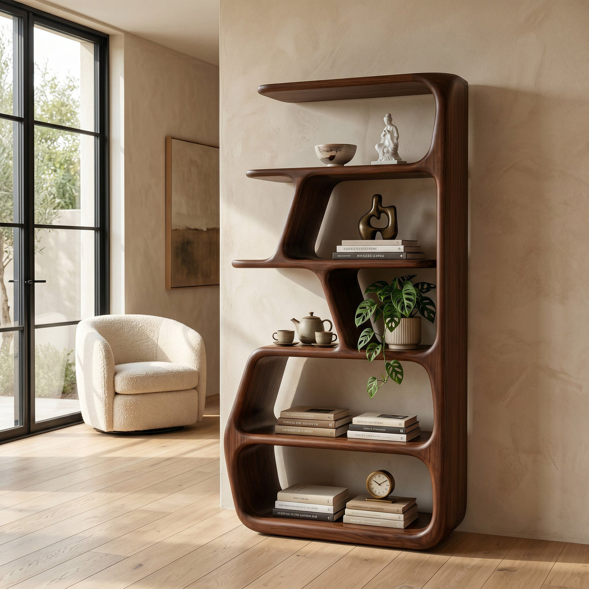 Compact Storage Bookshelf
