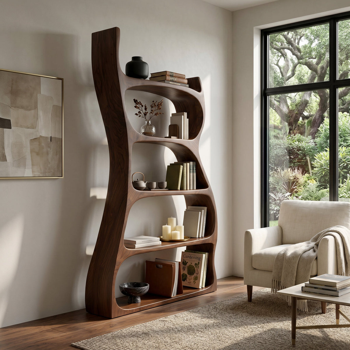 Tiered Storage Bookshelf