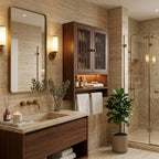 Storage Cupboard Bath Shelf