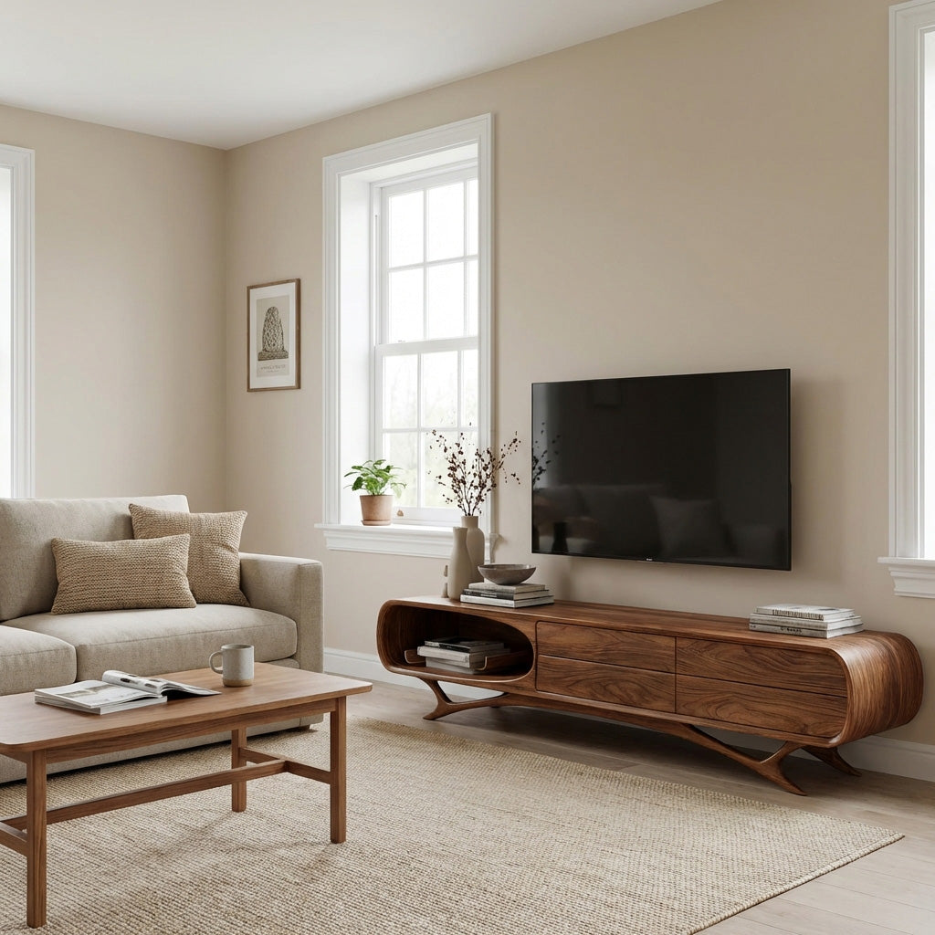 Contemporary Modern Entertainment TV Cabinet