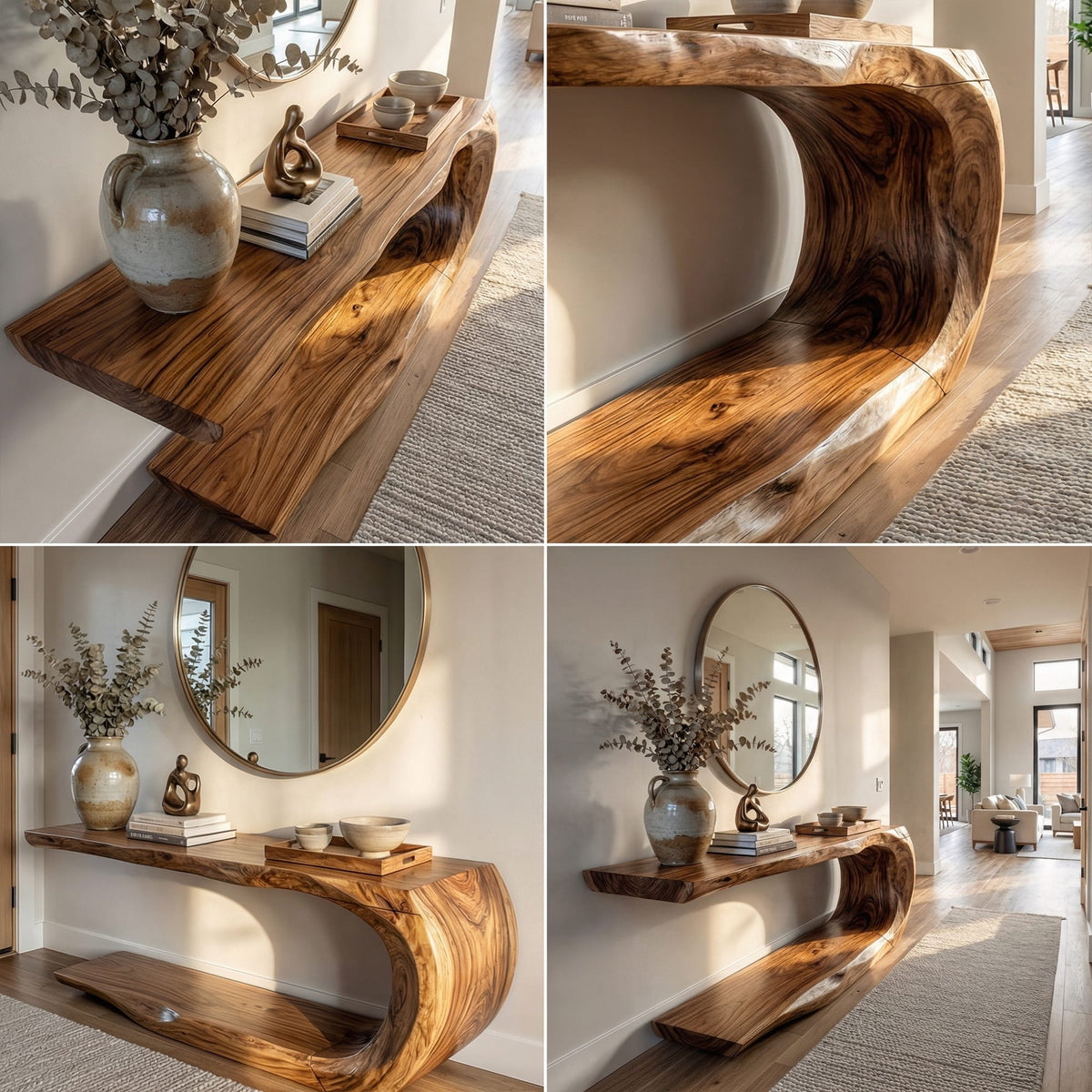 Solid Console Table