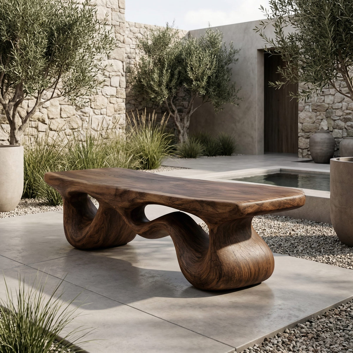 Loop Curved Bench