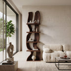 Curved Silhouette Bookshelf