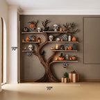 Bookcase Entryway Tree Bookshelf