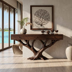 Branch Base Console Table Designer Residence, solid wood, built to order