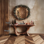 Live Edge Modern Entryway Console Table