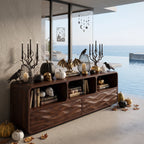 Farmhouse Storage Console Table Bedroom, solid wood, built to order