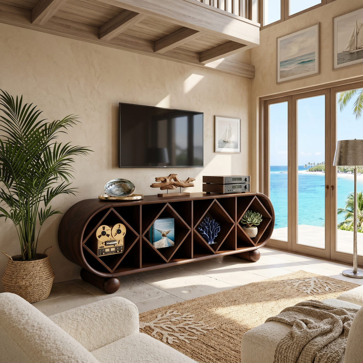 Contemporary Linear TV Cabinet