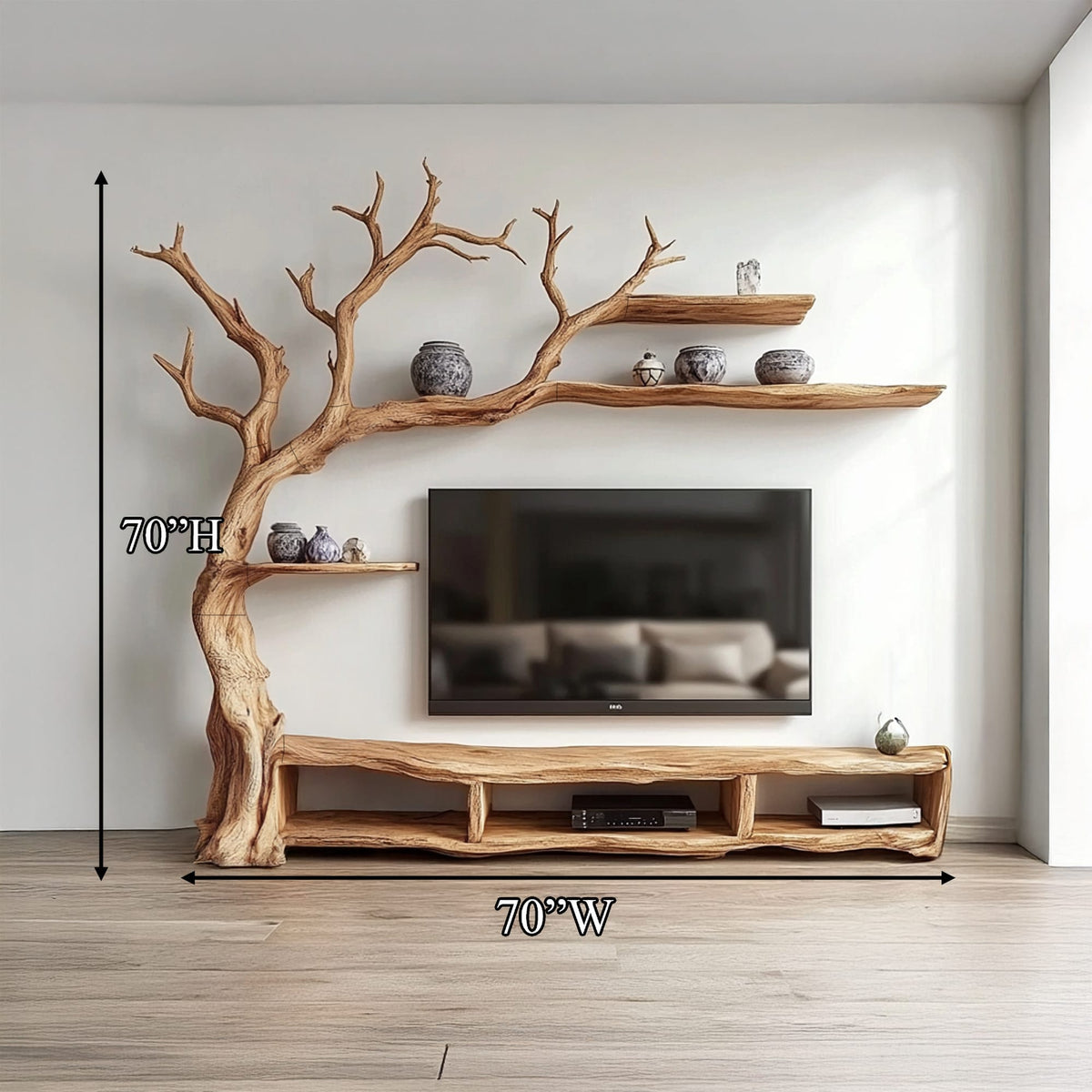 Organic Contemporary Wall Shelf