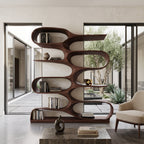 Books Curved Bookshelf