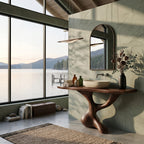 Handcrafted Vanity, solid wood, built to order