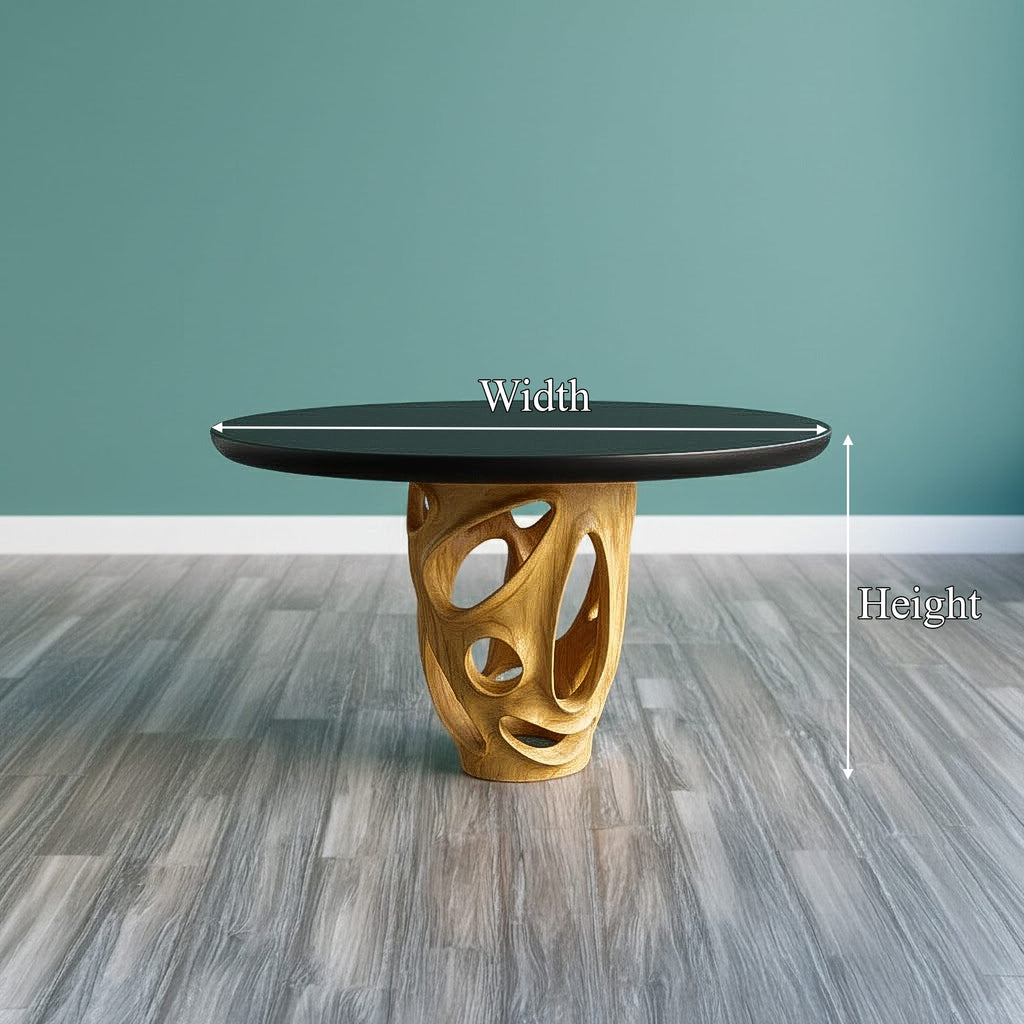 Solid Circular Coffee Table