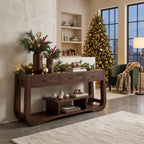 Farmhouse Behind Couch Table Bedroom, solid wood, built to order