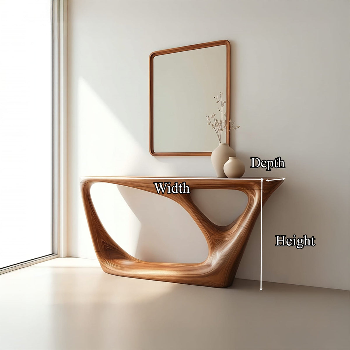 Mid Century Modern Accent Console Table