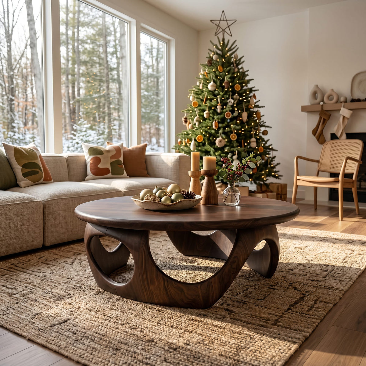 Live Edge Lounge Coffee Table