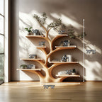 Floating Thoughtful Tree Bookshelf
