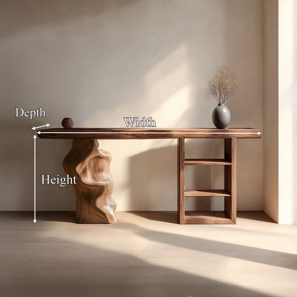 Minimal Wabi-sabi Console Table