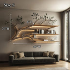 Tree Branch Floating Shelf