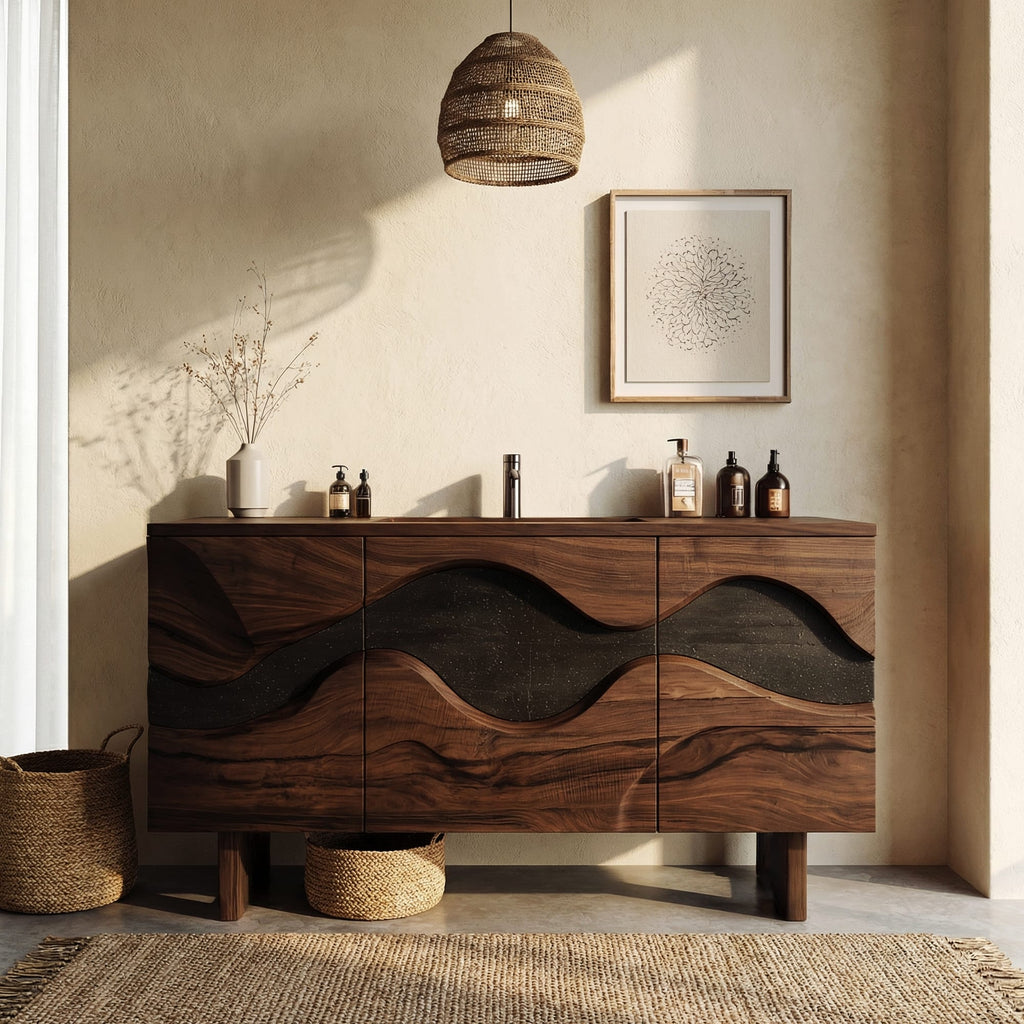 Curved Front Vanity