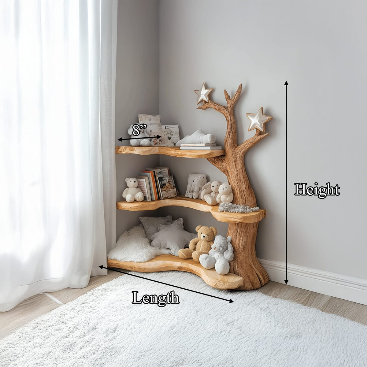 Floating Baby Tree Bookshelf