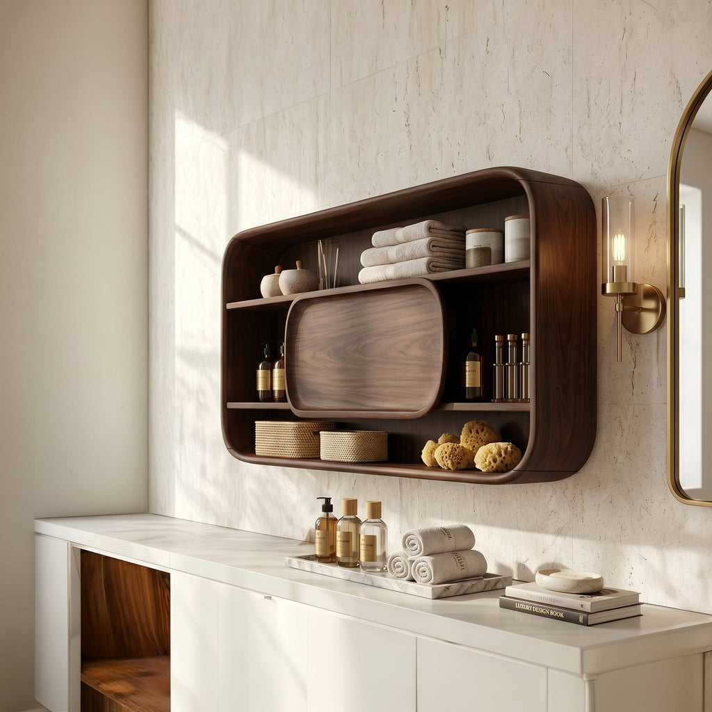 Round Contemporary Vanity