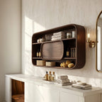Round Contemporary Vanity