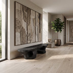 Sculptural Chair Bench
