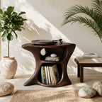 Farmhouse Media Stand Home Decor Accents, solid wood, built to order