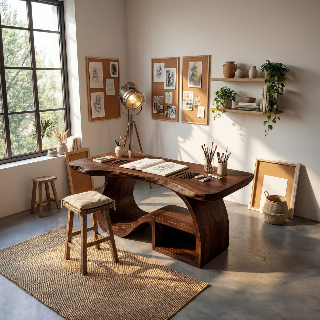 Mid Century Refined Desk