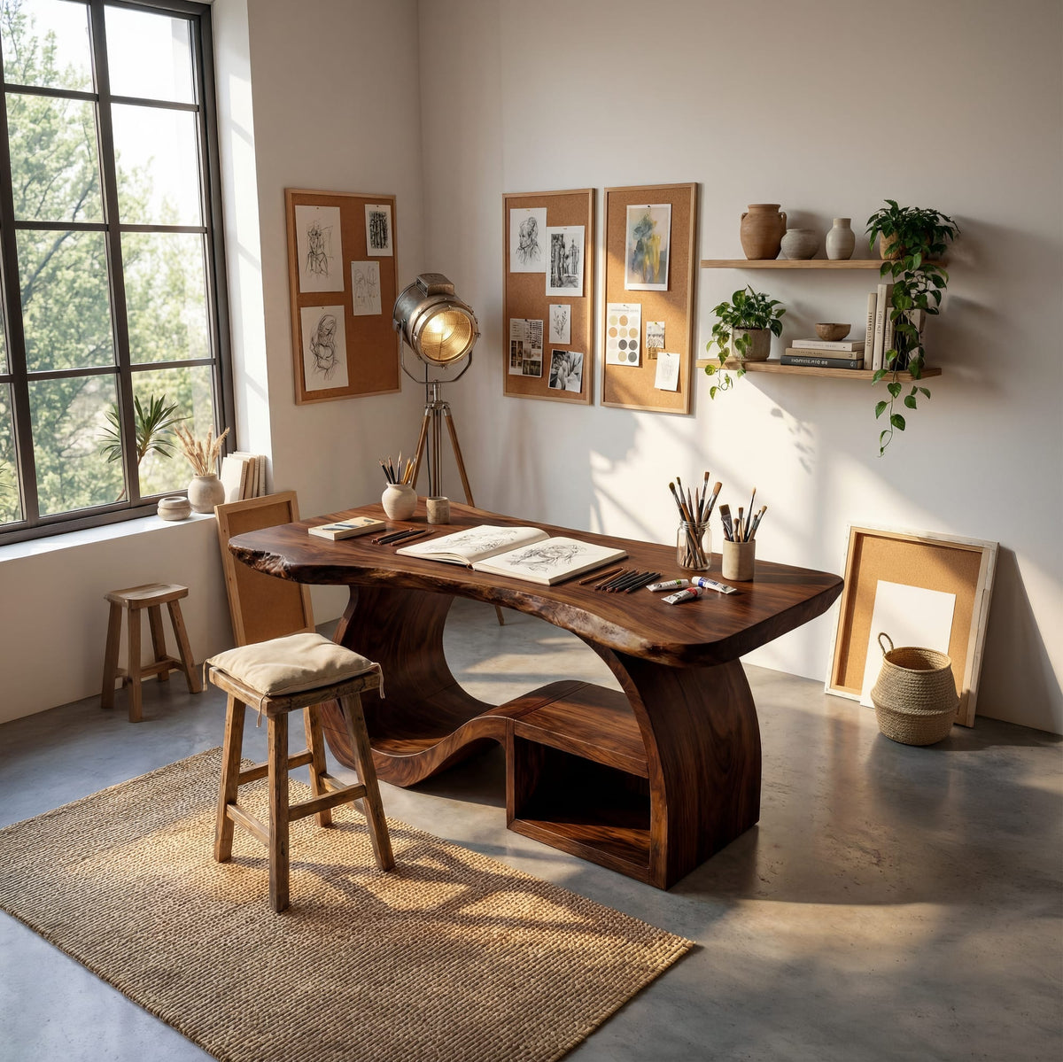 Mid Century Refined Desk