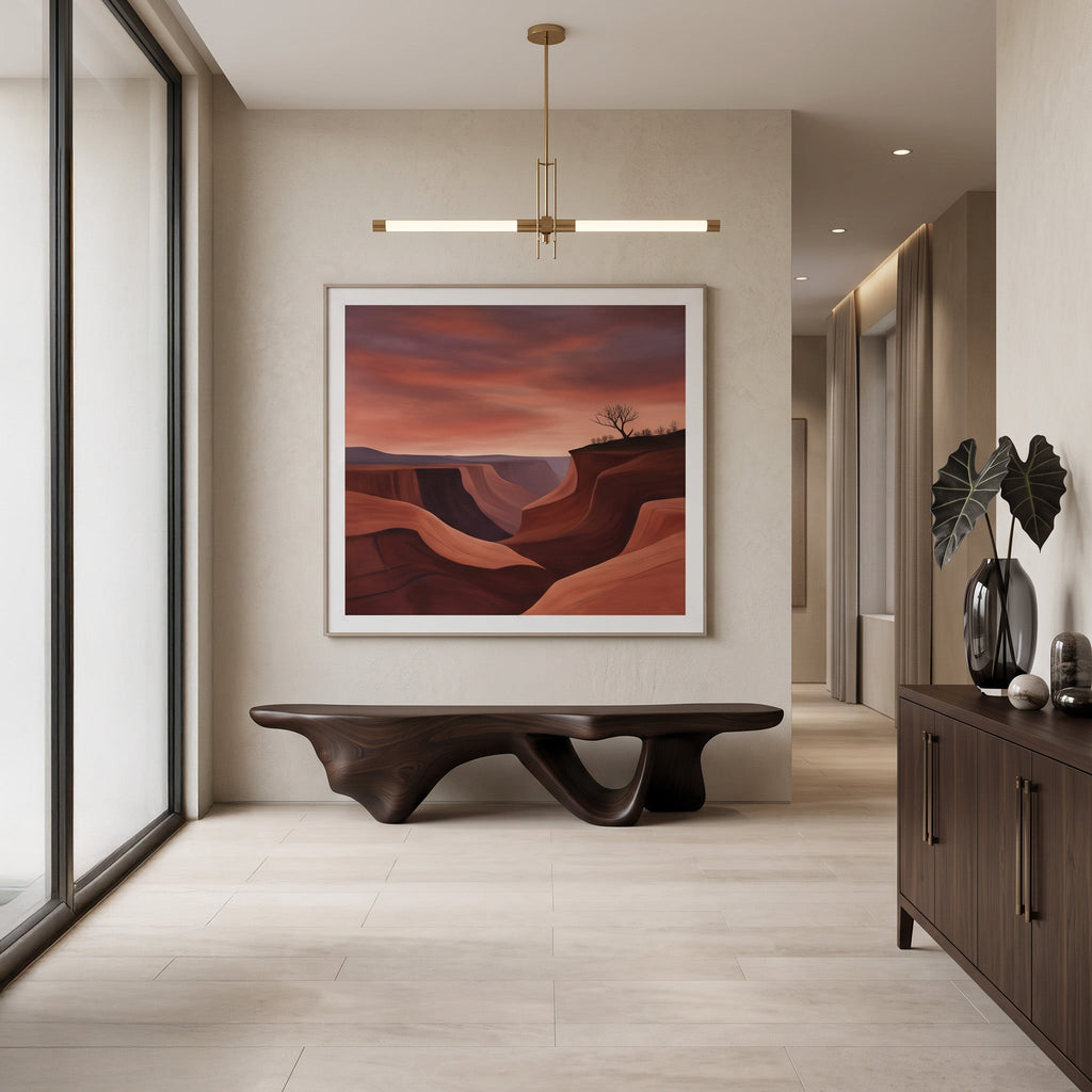 Flowing Curved Bench