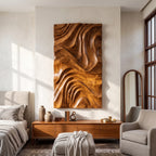 Minimalist Wall Art, solid wood, built to order