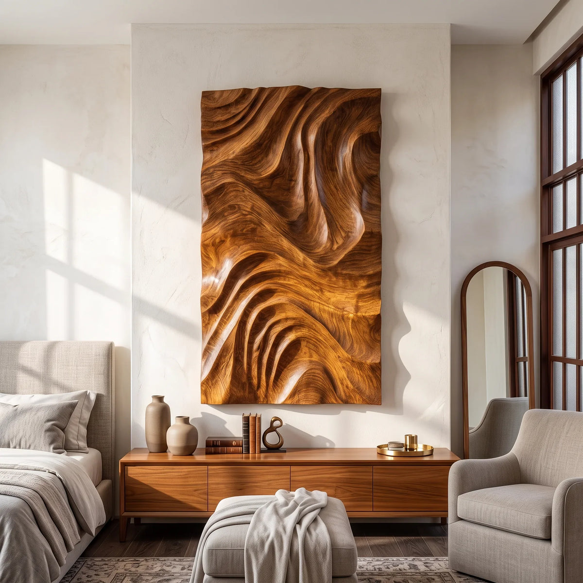 Minimalist Wall Art, solid wood, built to order