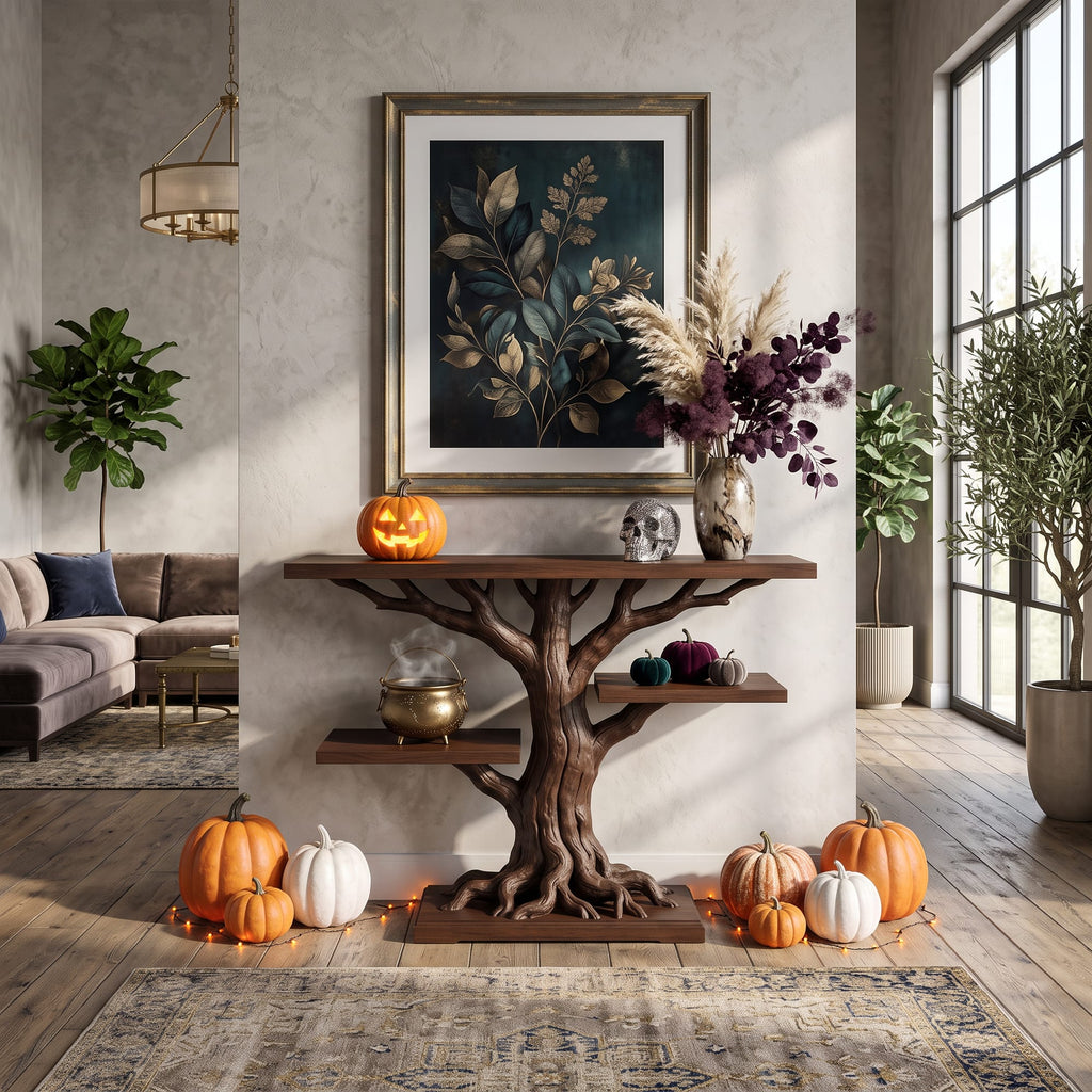 Contemporary Root Form Display Table for Furniture, solid wood, built to order