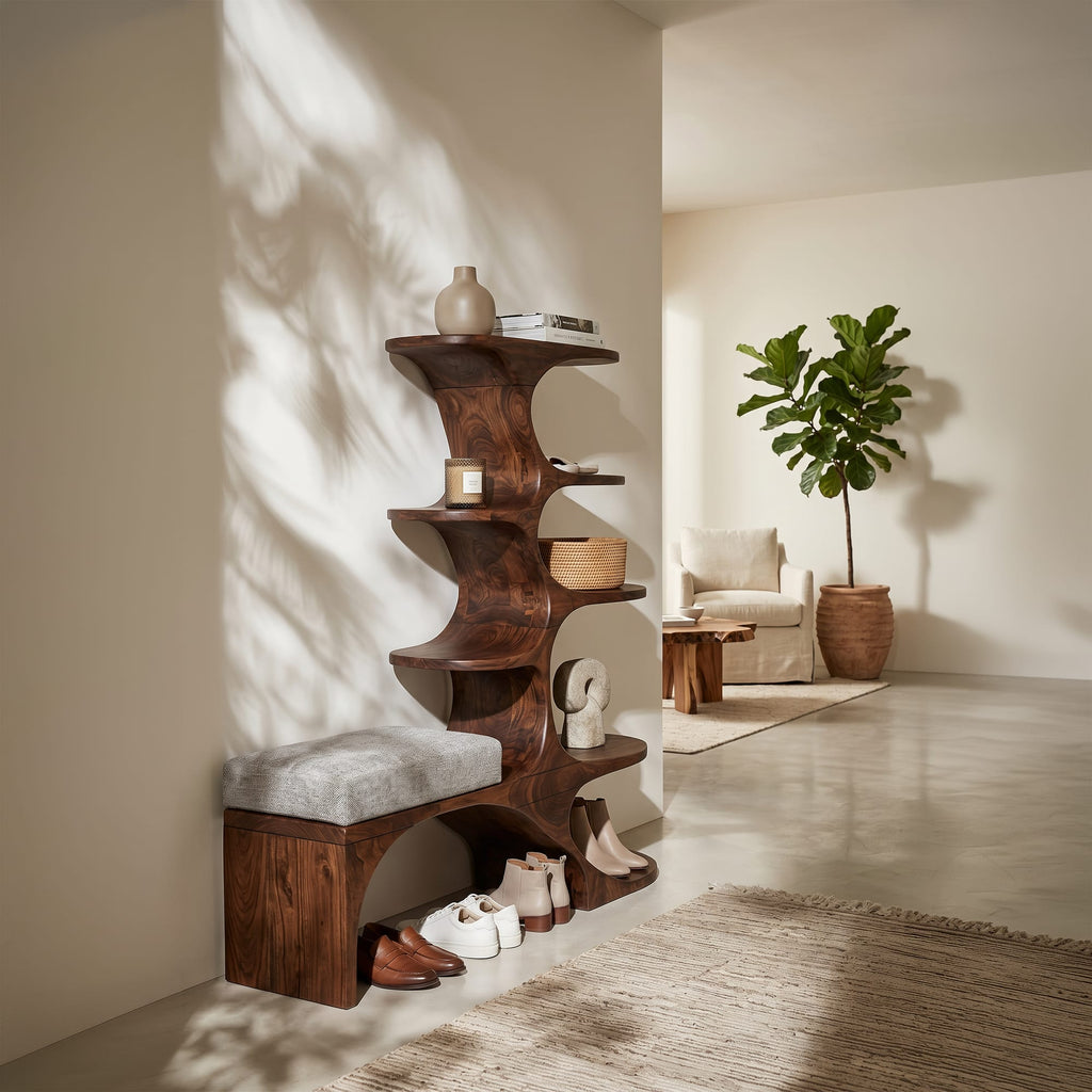 Modern Shoe Storage Bench