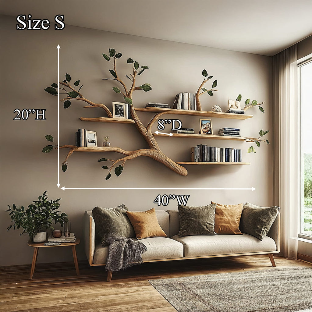 Floating Wall-mounted Bookshelf