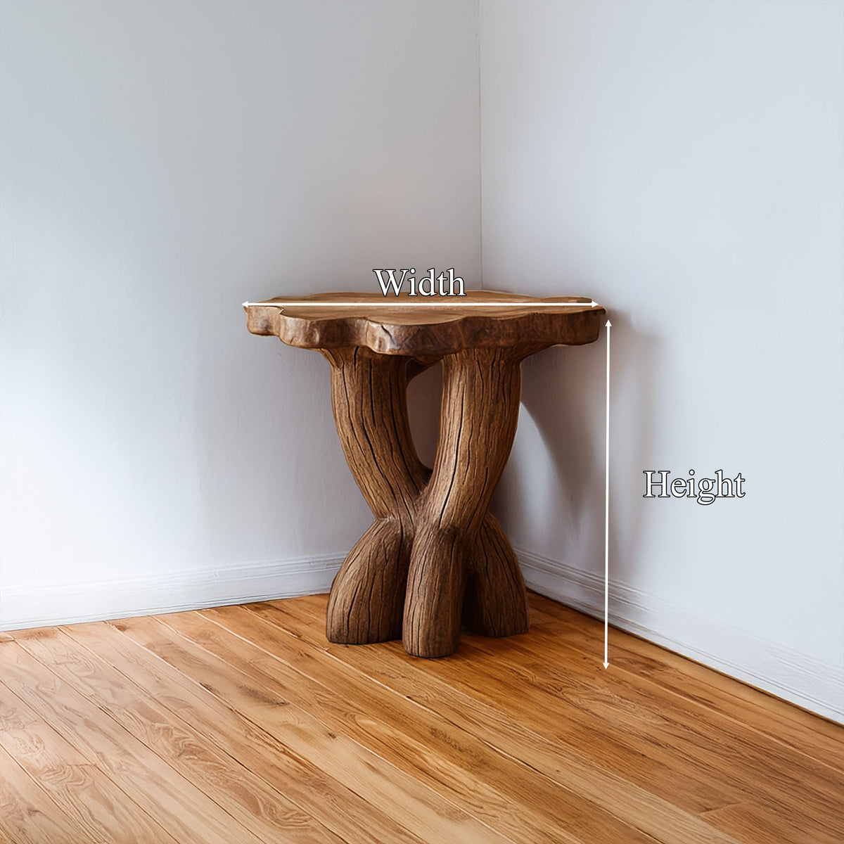 Sculptural Accent Side Table