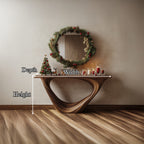 Live Edge Credenza Mid Century Console Table
