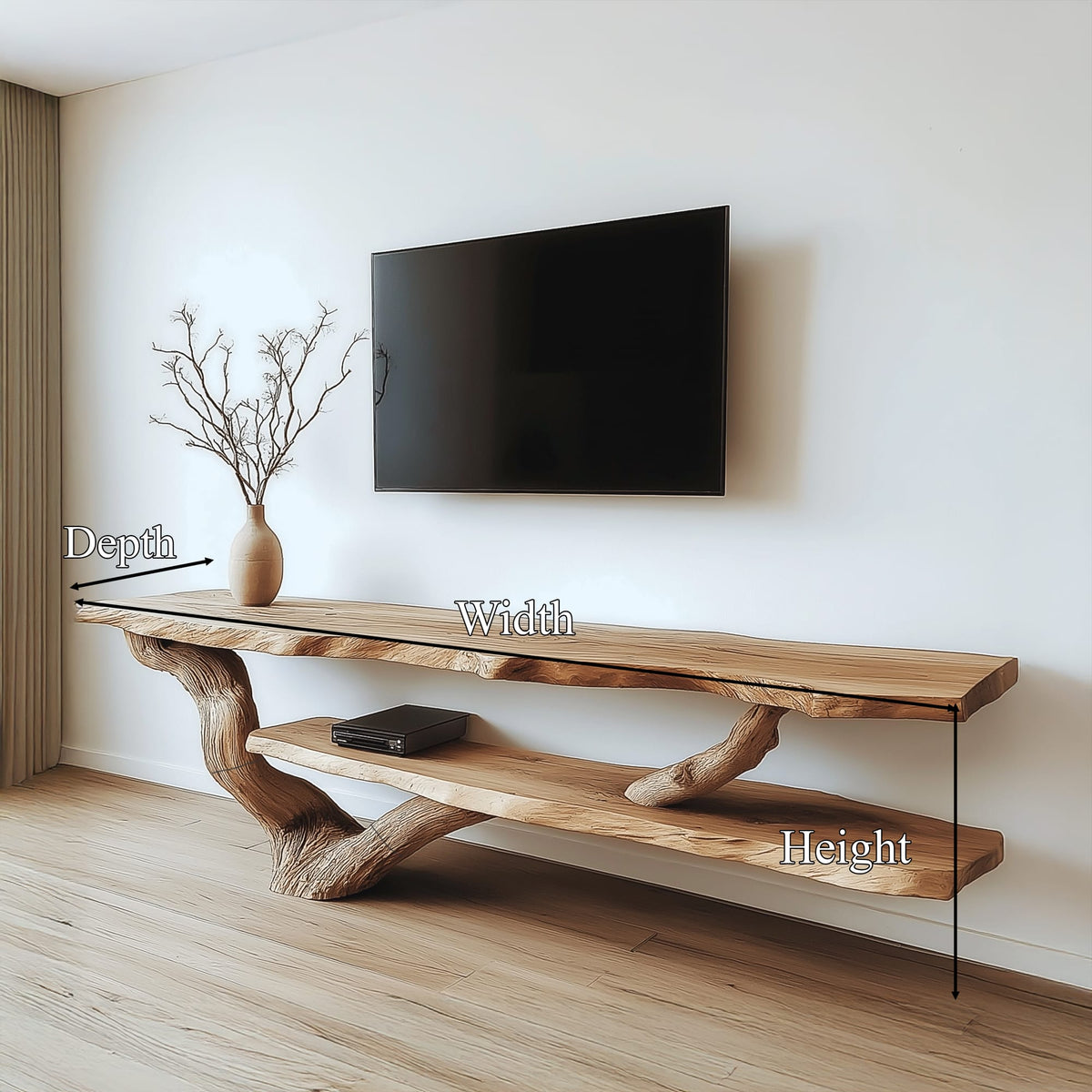 Live Edge Console Table