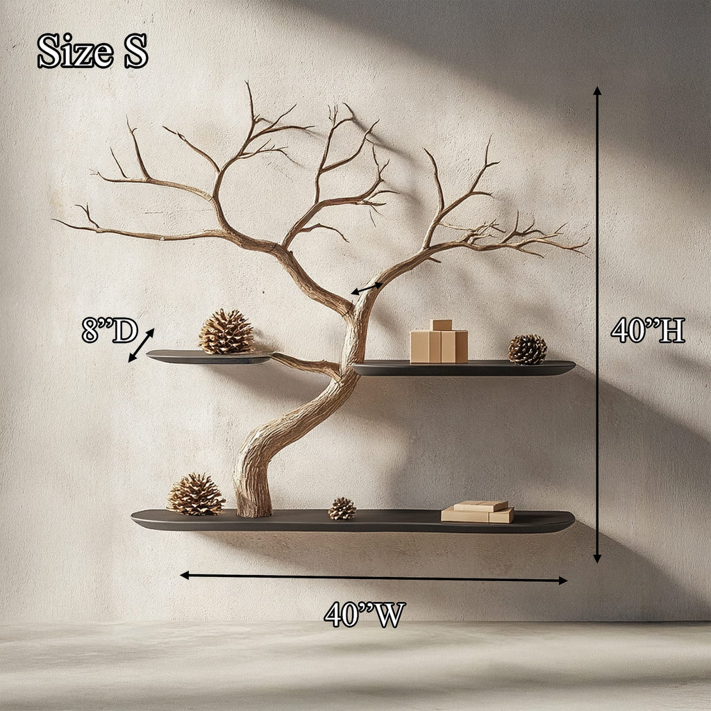 Organic Branch Floating Tree Bookshelf