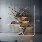 Solid Floating Study Bookshelf