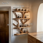 Floating Pantry Wall Shelf