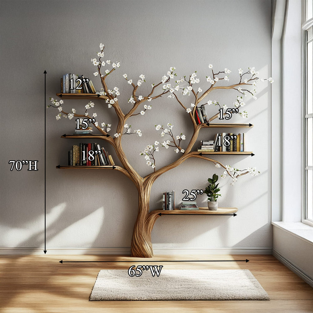 Flowering Tree Bookshelf