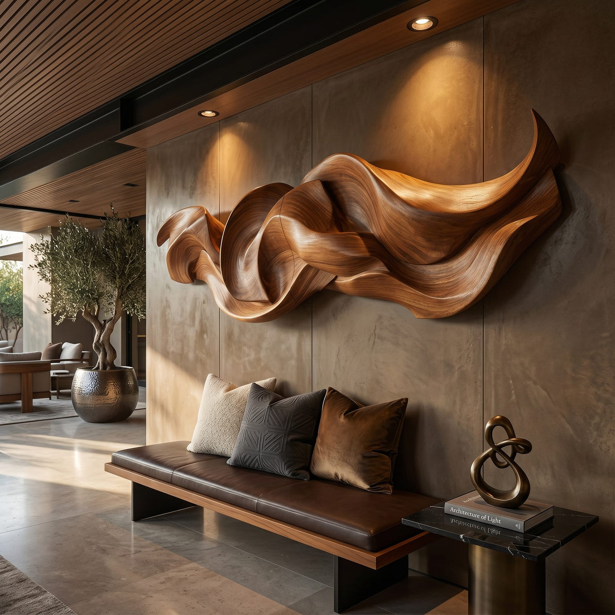 Ribbon Wave Wall Art