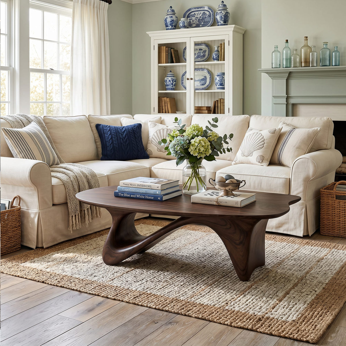 Farmhouse Low Table, solid wood, built to order