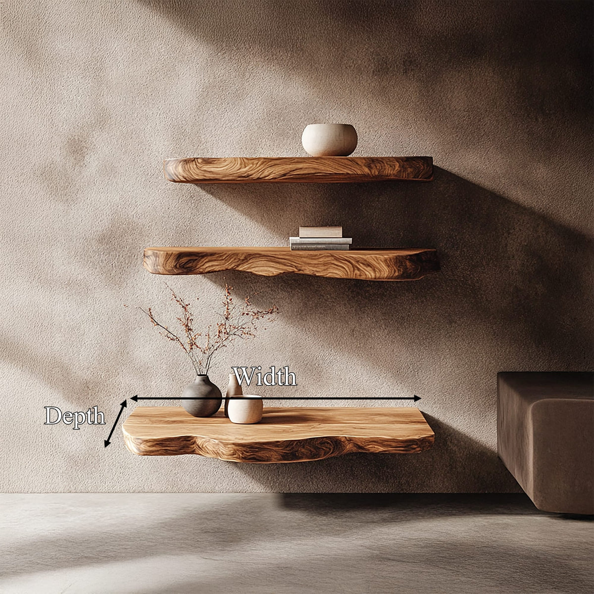 Nature Floating Wall Shelf