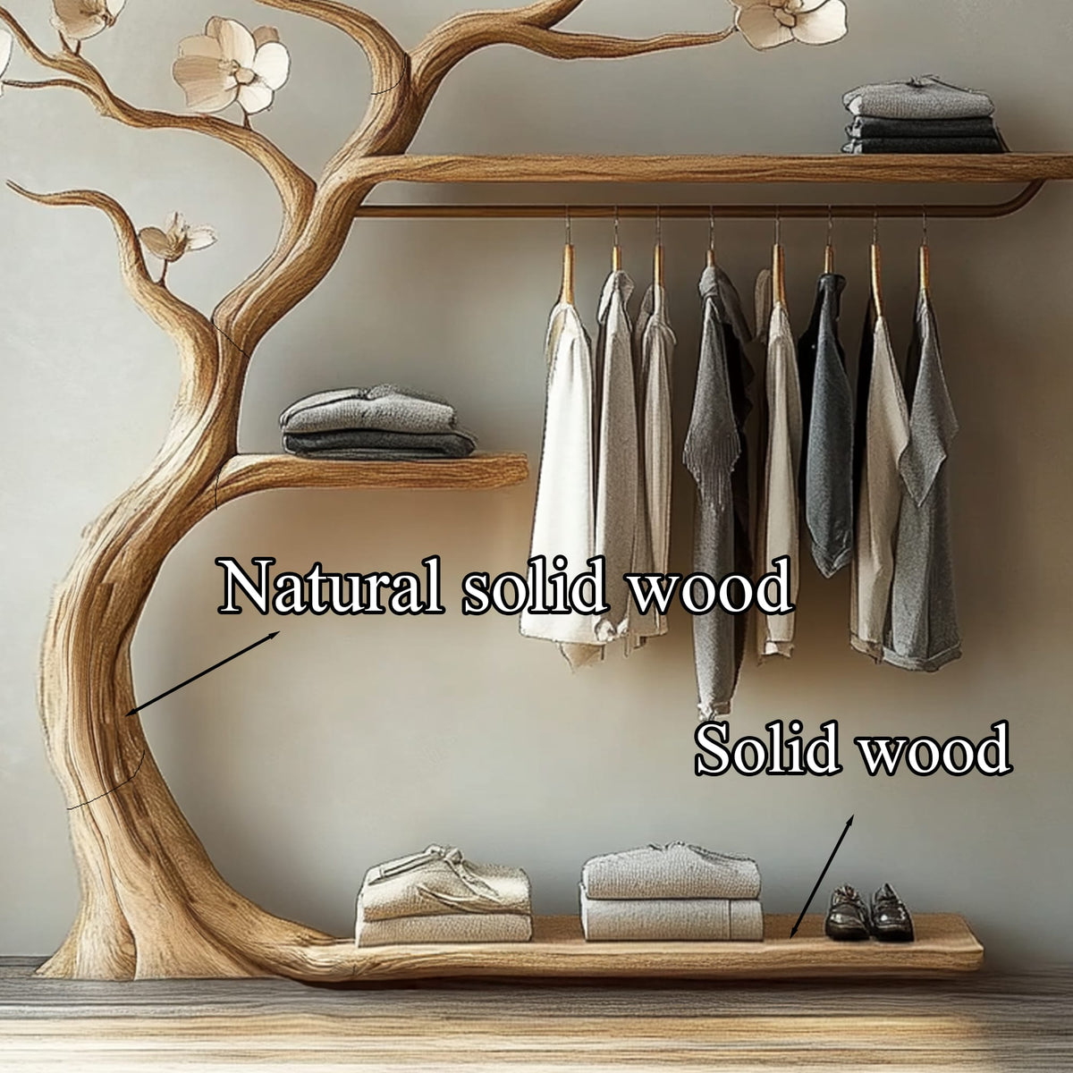 Branch Hanger Floating Shelf