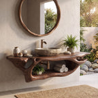 Rustic Bathroom Vanity, solid wood, built to order
