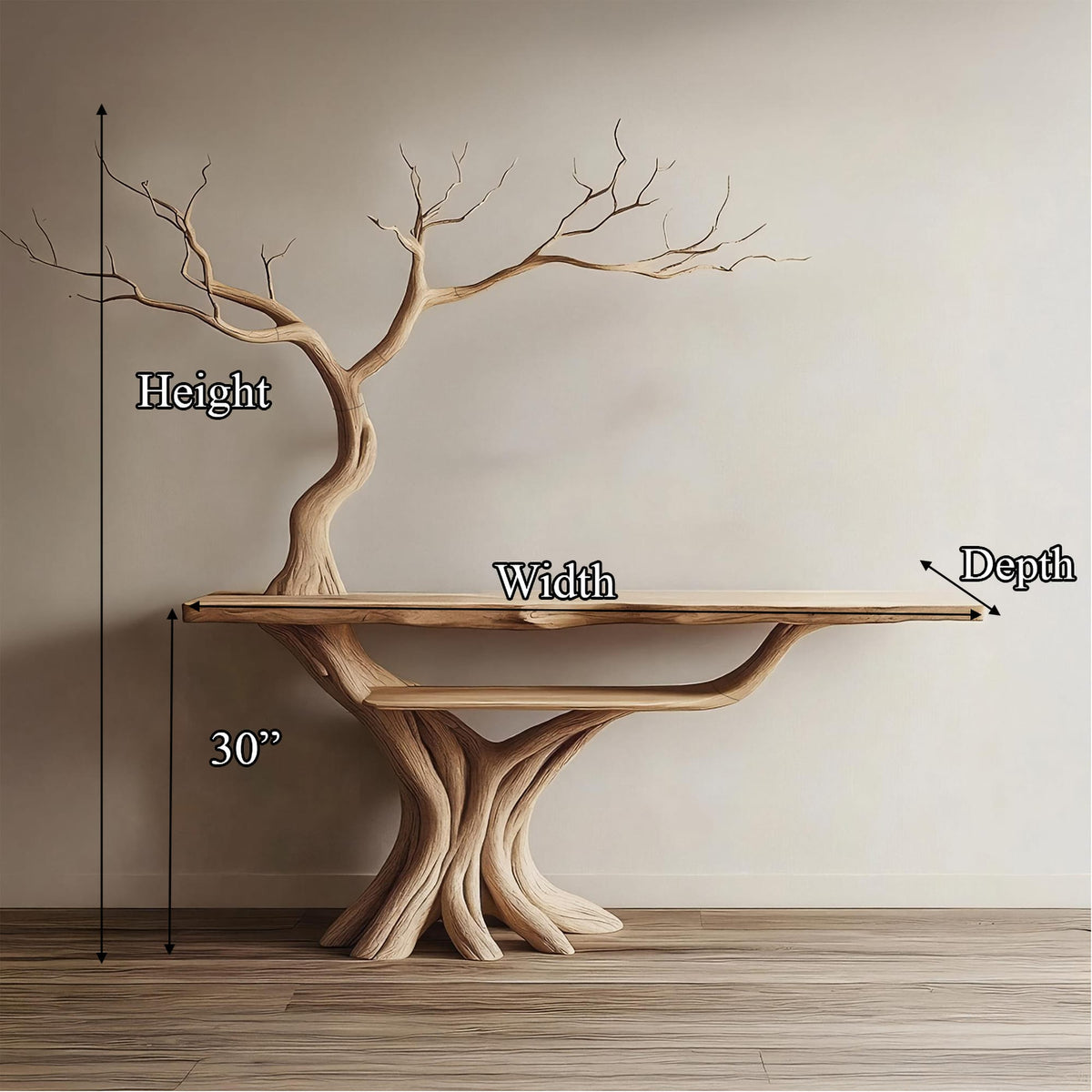 Tree Sculptural Console Table